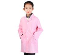 XAGMODSHN Uniforme de médico transpirable para niños, disfraz de enfermera, para jugar a simular, hospital, bata de laboratorio, tallas educativas, ropa científica para niños