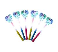 XAGMODSHN Varita Mágica Brillante LED Lightup Stick para Fiesta De Cumpleaños Celebración Reunión Familiar Evento Accesorios De Disfraces 6PCS Varita De Brillante