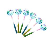 XAGMODSHN Varita Mágica Brillante LED Lightup Stick para Fiesta De Cumpleaños Celebración Reunión Familiar Evento Accesorios De Disfraces 6PCS Varita De Brillante