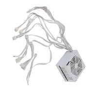 XAGMODSHN Ventilador de refrigeración de CPU Doble, 750W, 12CM, 110-264V, Fuente de alimentación del Ordenador para Videojuegos, Fuente de alimentación para, minería de Ordenadores