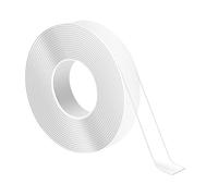 Xahpower 3 Metros Cinta Doble Cara Extrafuerte, Removible, Sin Dejar Rastro, Reutilizable, Cinta Adhesiva Nano Transparente para Montaje en Pared, Alfombra, Coche, Hogar, Cocina (300 * 2 * 0.1 CM)