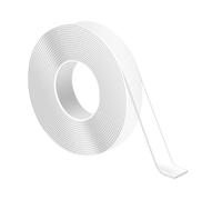 Xahpower 3 Metros Cinta Doble Cara Extrafuerte, Removible, Sin Dejar Rastro, Reutilizable, Cinta Adhesiva Nano Transparente para Montaje en Pared, Alfombra, Coche, Hogar, Cocina (300 * 2 * 0.2 CM)