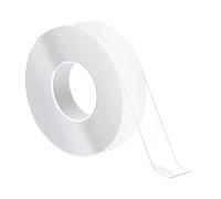 Xahpower 3 Metros Cinta Doble Cara Extrafuerte, Removible, Sin Dejar Rastro, Reutilizable, Cinta Adhesiva Nano Transparente para Montaje en Pared, Alfombra, Coche, Hogar, Cocina (300 * 3 * 0.1 CM)