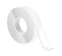 Xahpower 3 Metros Cinta Doble Cara Extrafuerte, Removible, Sin Dejar Rastro, Reutilizable, Cinta Adhesiva Nano Transparente para Montaje en Pared, Alfombra, Coche, Hogar, Cocina (300 * 3 * 0.2 CM)