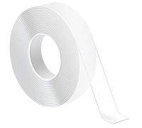 Xahpower 5 Metros Cinta Doble Cara Extrafuerte, Removible, Sin Dejar Rastro, Reutilizable, Cinta Adhesiva Nano Transparente para Montaje en Pared, Alfombra, Coche, Hogar, Cocina (500 * 3 * 0.1 CM)