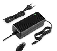 Xahpower Cargador Hoverboard, 42V 2A Cargador Patinete Electrico Compatible con Scooters Eléctricos Autoequilibrados, Scooters Eléctricos con Batería de Litio de 36V, Conector 9mm 3 Pines