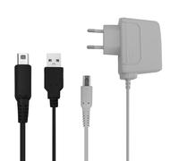 Xahpower Cargador Set para Nintendo 3DS, 3DS Cable de Carga USB y Cargador Compatible con 3DS, New 2DS XL, New 2DS, DSi XL