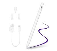 Xahpower Lápiz Capacitivo para iPad 2018-2024, lápiz de rechazo de Palma para iPad Pro 11/13 M4, iPad Air 11/13 M2, iPad Pro 11/12.9 Pulgadas, iPad 10/9/8/7/6th, iPad Air 5/4/3rd, iPad Mini 6/5