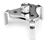 Xahpower Llave Filtro Aceite Ajustable, Llave Filtro Aceite Coche de 3 Mordazas para Diámetro 55 mm - 108 mm