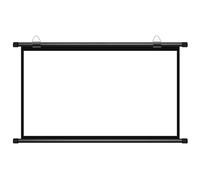 Xalteafe Enrollable Manual Pantalla De Cine En Casa En Pared,Pantalla de película Manual de Alta definición 4K,Antiarrugas,Fácil de Guardar,para Patio,Teatro Exterior,Hogar