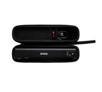 XANAD Funda negra para escáner de documentos Epson Workforce ES-50 / ES-55R / ES-60W / ES-65WR / DS-30 / DS-70 / DS-80W (solo funda)