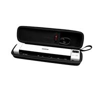 XANAD Funda para Escáner Portátil Brother DS-940DW, DS-640, DS-740D, Estuche de Transporte para Escáner de Documentos A4 Doble Cara, Bolsa de Almacenamiento y Protección (Negro)