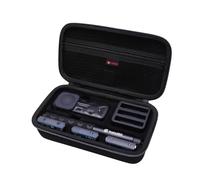 XANAD Funda para Insta360 X5 X4 X3 One X2 GO 3, Bolsa de Hombro Compatible con Palo Selfie Invisible de 114 cm y Accesorios para Cámaras de Acción (Negro)