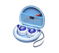 XANAD Funda para JBL Junior 320 BT/JR 310BT Auriculares Inalámbricos Niños, Estuche Portátil Bluetooth de Viaje, Protección Rígida Antigolpes (Azul)
