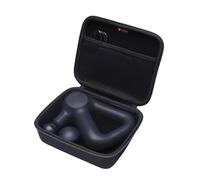 XANAD Funda para pistola de masaje compatible con pistola de masaje de percusión de mano TheraGun, cuello, espalda, pierna, hombro, color negro, interior: 8.3 x 6.9 x 2.4 pulgadas