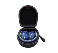 XANAD Funda Rígida Auriculares Infantiles - Estuche Universal iClever EarFun Philips Belkin iFecco Nabevi - Maleta Viaje Asa Portátil Niños Resistente Golpes Agua (Negro)