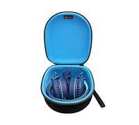 XANAD Funda Rígida Auriculares Infantiles - Estuche Universal iClever EarFun Philips Belkin iFecco Nabevi - Maleta Viaje Asa Portátil Niños Resistente Golpes Agua (Azul)