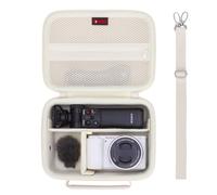 XANAD Funda rígida de viaje para cámara digital Sony Alpha ZV-E10/ZV-E1/ZV-E10 II Vlog y kit de accesorios para Vlogger (GP-VPT2 BT) y micrófono, con correa y bolsillo de malla para cargador de