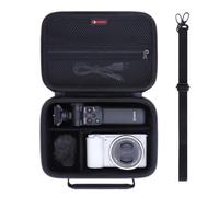XANAD Funda rígida de viaje para cámara digital Sony Alpha ZV-E10/ZV-E1/ZV-E10 II Vlog y kit de accesorios para Vlogger (GP-VPT2 BT) y micrófono, con correa y bolsillo de malla para cargador de