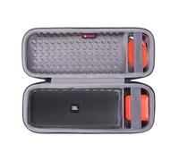 XANAD Funda Rígida de Viaje para JBL Flip 7/6 / Essential 2 / Essential 3 / JBL Grip Altavoz Bluetooth Portátil, Estuche de Transporte Protector con Correa (Gris)