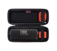 XANAD Funda Rígida de Viaje para JBL Flip 7/6 / Essential 2 / Essential 3 SE/JBL Grip Altavoz Bluetooth Portátil, Estuche de Transporte Protector con Correa (Negro)