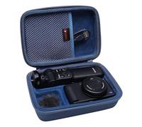 XANAD Funda rígida para cámara digital Sony ZV-1F / ZV-1 / ZV-1 II con correa para el hombro, se adapta a kit de accesorios Vlogger, trípode y micrófono, bolsa de almacenamiento protectora de viaje