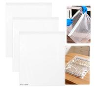 XANGNIER Paquete de 3 bolsas de limpieza para horno sin fregar de 27.5 x 19.6 pulgadas, no incluye limpiador, fácil de usar, sin manos desordenadas, reutilizables, a prueba de fugas, para estante de