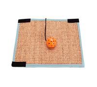 XANHOY Alfombrilla rascadora de sisal natural, almohadilla horizontal para rascar el suelo para interiores