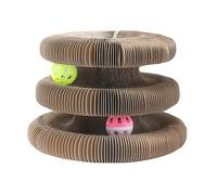 XANHOY Amoladora de papel corrugado para mascotas, cartón reciclable, hace que las garras de molienda sean más interesantes