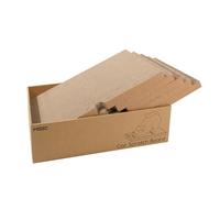 XANHOY Amoladora de papel corrugado para mascotas, cartón reciclable, hace que las garras de molienda sean más interesantes