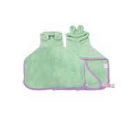 XANHOY Bata de baño para mascotas, mantiene a la mascota caliente y de secado rápido, toalla de baño para gatos, alta absorción, suministros para mascotas