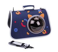 XANHOY Bolsa de transporte cómoda para cachorros, mochila transpirable de hombro con dibujos animados de gatito