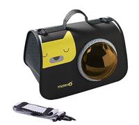XANHOY Bolsa de transporte cómoda para cachorros, mochila transpirable de hombro con dibujos animados de gatito