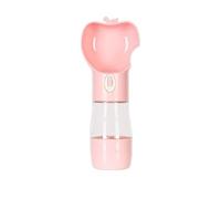 XANHOY Botella de agua para perros, botella de agua para perros con dispensador de alimentos, cuenco para beber para caminar al aire libre y viajar