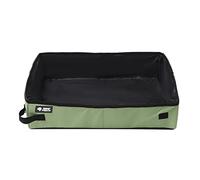 XANHOY Caja de arena plegable para gatos, ligera, plegable, impermeable, a prueba de fugas, fácil de limpiar
