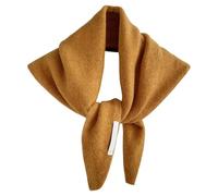 XANHOY Chal para mujer, para vacaciones, compras, transpirable, cálido, bufanda de ganchillo para todas las decoraciones de ropa a juego, mezcla de lana, bufanda para el cuello, naranja, 35X105 cm