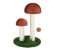 XANHOY Columna de sisal natural para arañar para juguete de interior para suministros de uñas, columna de arañazos para aliviar el aburrimiento