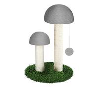 XANHOY Columna de sisal natural para arañar para juguete de interior para suministros de uñas, columna de arañazos para aliviar el aburrimiento