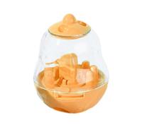 XANHOY Comedero para gatos, juguete de entrenamiento con alimentador automático, dispensador de golosinas multifuncional multicolor para ejercicio de gatos