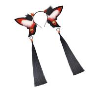 XANHOY Diadema de orejas de animales para cosplay para fiesta de Halloween y juego de rol con gorro de fiesta de tamaño ajustable para diferentes edades