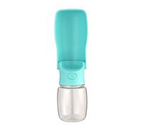 XANHOY Dispensador de agua potable plegable para mascotas, 350 ml, botella de agua portátil para perros, taza de bebida de viaje para exteriores
