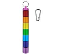 XANHOY Dispensador de maletas, 7 rejillas, aleación de aluminio, para caja, desmontable para funda