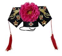 XANHOY Elegante accesorio para el pelo de concubinas con estilo de corte champán, disfraz antiguo para bodas y eventos