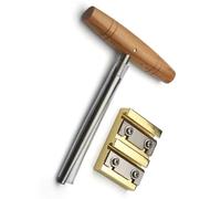 XANHOY Escariador de agujero para violín, herramienta de afeitado ampliada, herramientas Luthier para violín de tamaño 3/4-4/4, fácil de usar