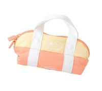 XANHOY Estuche para lápices de gran capacidad, bolsa de papelería simple, bolsas suaves para lápices, organizador de escritorio para estudiantes, Amarillo Y Naranja, 225*105 mm