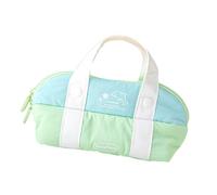 XANHOY Estuche para lápices de gran capacidad, bolsa de papelería simple, bolsas suaves para lápices, organizador de escritorio para estudiantes, azul y verde, 225*105 mm