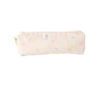 XANHOY Estuche para lápices de pana con estampado de flores, con cremallera, bolsa de papelería, bolsa de almacenamiento de maquillaje, bolsa de cosméticos, Como se muestra en la imagen, 20*5*5 cm,