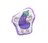 XANHOY Juguete masticable para dentición resistente a las mordeduras para mascotas, mantiene al gatito ocupado para morder con sonido de sonajero, tema vegetal