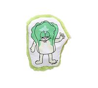 XANHOY Juguete masticable para dentición resistente a las mordeduras para mascotas, mantiene al gatito ocupado para morder con sonido de sonajero, tema vegetal