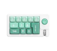 XANHOY K810 Teclado mecánico con cable intercambiable en caliente con iluminación macros programable Joystick pequeño teclado 12 teclas